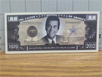 Dick Clark novelty banknote