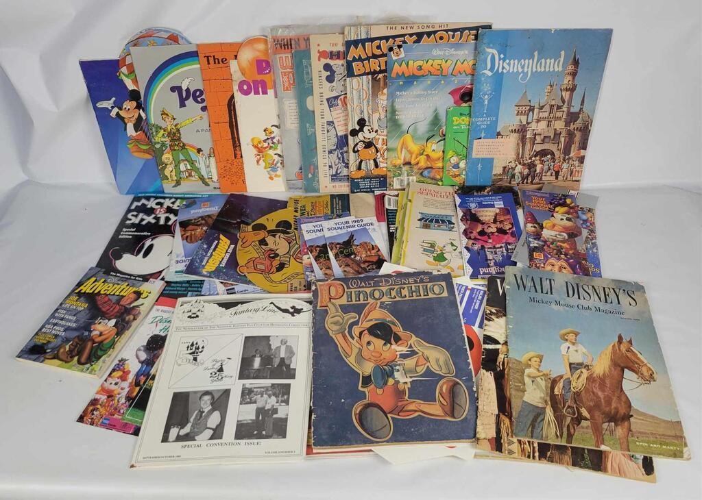 Vtg Disney Ephemera, Coloring Books Etc.