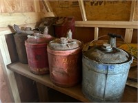 Gas cans and other items