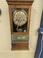 International time recording clock with key 30 in