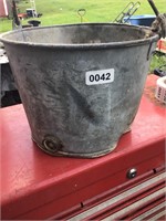 Vintage metal bucket