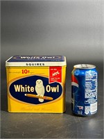 WHITE OWL SQUIRES 10 CENT CIGAR STORE COUNTER TIN