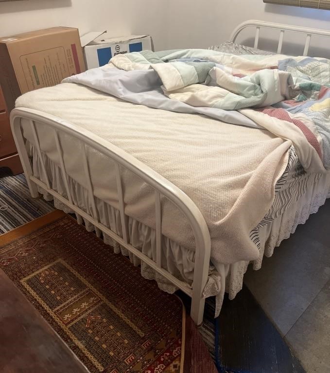 Metal Bed W/ Mattress