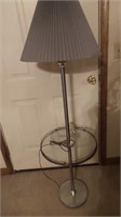 Floor Lamp w/Glass Table