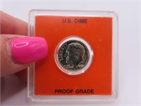 1962 Proof Grade Roosevelt cased Silver Dime