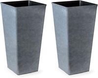 Tall Planters 26 Inch Large Flower Pots Pack 2,