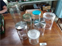 Assorted Glass Canister