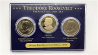 Theodore Roosevelt Presidential Dollar Coin Set