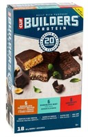 18-Pk Clif Bar Builders Protein