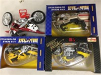 Lot of 4 1:18  scale motorcycles   (5)