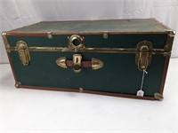 (1) Vintage Green Trunk