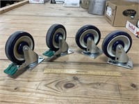 Four 5 Inch Casters… 2 with Brakes