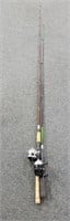 2 FISHING RODS WITH ZEBCO 33 REEL AND