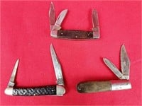 Three Vintage Pocketknives