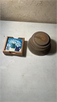 Vintage Music Box Coin, Jewelry Holder, Cup