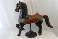 Vintage Wood Hand Carved Decorative Carousel Horse