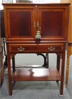 MAHOGANY BAR - CHINESE CHIPPENDALE STYLE