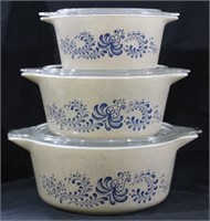 Homestead Pyrex Casserole Set