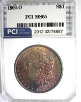 1902-O Morgan PCI MS65 Terrific Color