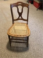 Vintage Cane Seated Side Chair
