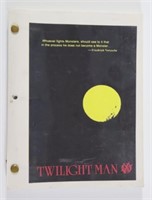 John Carl Buechler/Twilight Man Script