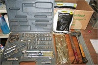 Socket Set, Open-End Wrenches, Rubber Mallet