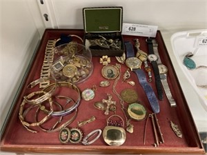 Costume Jewelry with Wristwatches