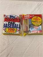 1987 Topps Jumbo Pack Plus Rookie card