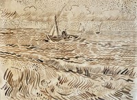 Vincent Van Gogh (1853-1890) Pen & Ink Drawing