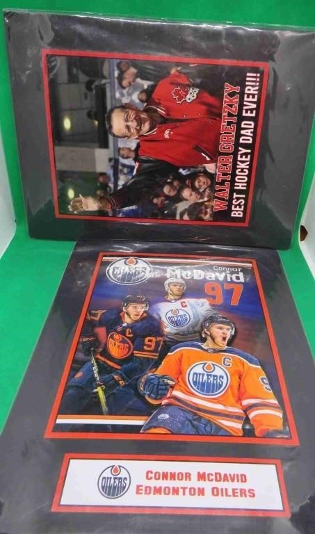 2x 8x10" Photos Walter Grertzky + Connor McDavid