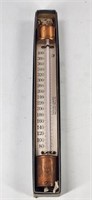 ANTIQUE COPPER FRAME CANDY THERMOMETER PHILA PA