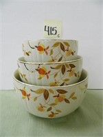 Set of (3) Jewel T Nesting Bowls