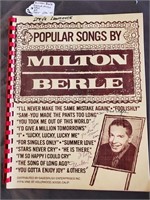 Milton Berle Signed Music Book
