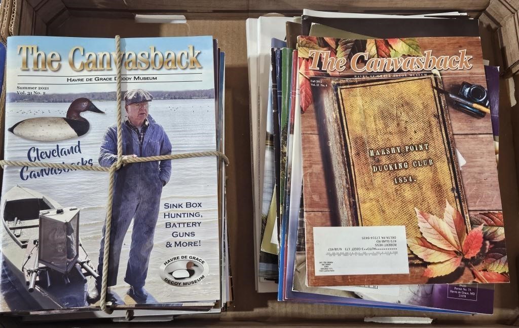 COLLECTION OF THE CANVASBACK MAGIZINE