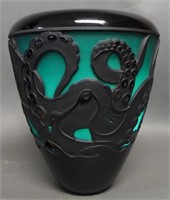 Valerie Surjan Limited Edition Cameo Glass Vase