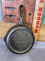 GRISWOLD NO. 0 CAST IRON SKILLET/ ASHTRAY