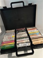37 pcs Cassette Carrying Case and 36 Cassettes