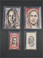 Lot 4 2015 Ronda Rousey Wrestling MMA Celebrity 1-