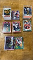—— lot of loose football cards