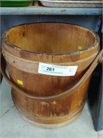 Vintage Wooden Band Bucket