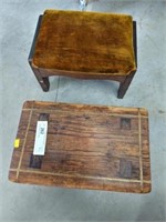 (2) Vintage Foot Stools