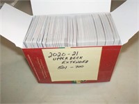 20-21 Upper Deck Extended Series 200 card Base set