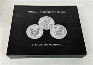 (40) AMERICAN EAGLE SILVER COINS
