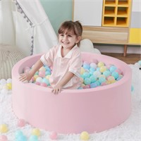 SHJADE Ball Pit for Toddlers, 35.4"x 11.8" Foam Ba