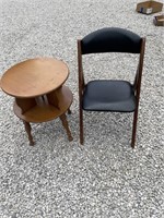 Side table and chair