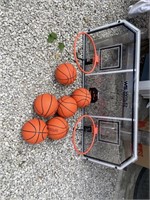 Basketball hoop balls