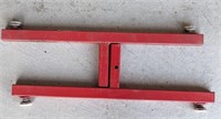 Metal stand Bases Red