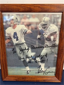 Dallas Cowboys Toby Gowin Signed Photo