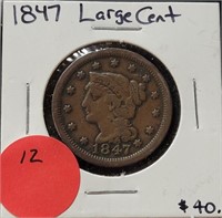 1847 U.S. LARGE CENT