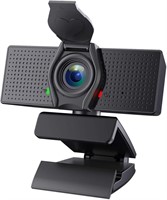 1080P Webcam, Built-in Microphones, Full HD Video